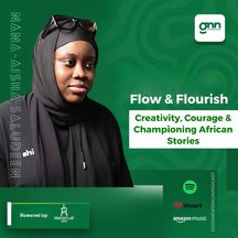 Aisha Salaudeen: episode art from Goodnewsnaijapodcast
