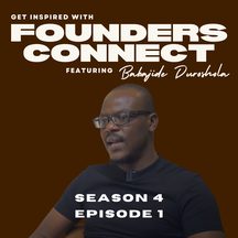 Babajide Duroshola: episode art from Founders Connect