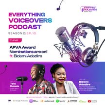 Bidemi Adedire: episode art from Everything Voiceovers