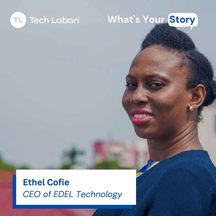Ethel Cofie: episode art from What's Your Story