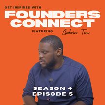 Godwin Tom: episode art from Founders Connect