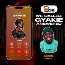 Gyakie: episode art from On The Line