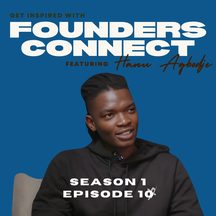 Hanu Agbodje: episode art from Founders Connect