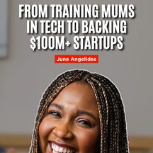 June Angelides: episode art from Founders Connect