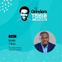 Kola Aina: episode art from The Grinders Table