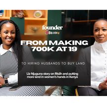 Liz Njuguna: episode art from Founder Diaries Podcast