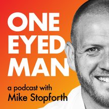 Mike Sharman: cover art for The One-Eyed Man with Mike Stopforth