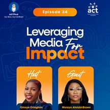 Morayo Afolabi-Brown: episode art from ACTPod
