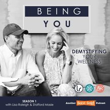 Naomi Holdt: episode art from Being You with Lisa Raleigh and Stafford Masie