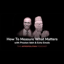 Preston Ideh: episode art from Afropolitan
