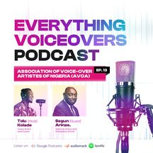 Segun Arinze: episode art from Everything Voiceovers