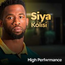 Siya Kolisi: episode art from The High Performance Podcast