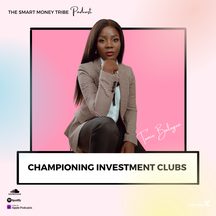 Tomie Balogun: episode art from The Smart Money Tribe